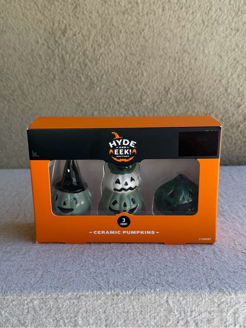 Target Hyde & EEK Pumpkins 3 Pc Vintage Style Halloween Cottagecore NIB